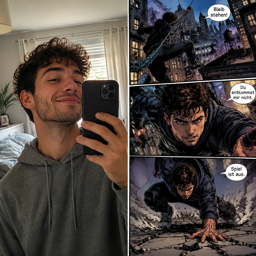 Personalisierter Comic Beispiel