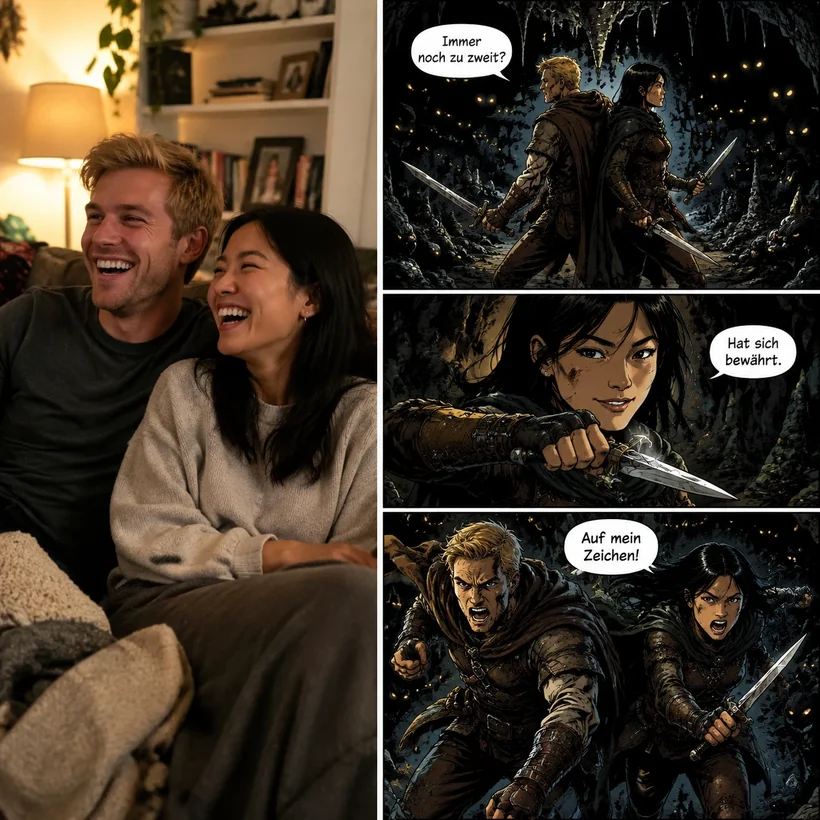 Personalisierter Comic Beispiel
