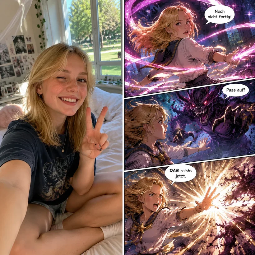Personalisierter Comic Beispiel