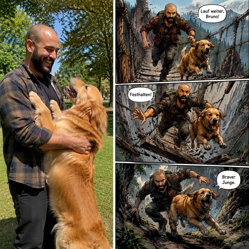 Personalisierter Comic Beispiel