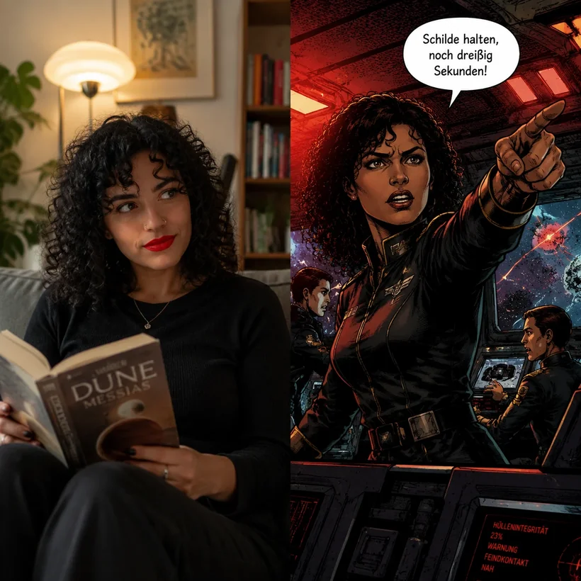 Personalisierter Comic Beispiel
